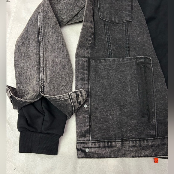 OFF-WHITE C/O VIRGIL ABLOH DENIM JACKET Size Large NWT - Picture 8 of 12